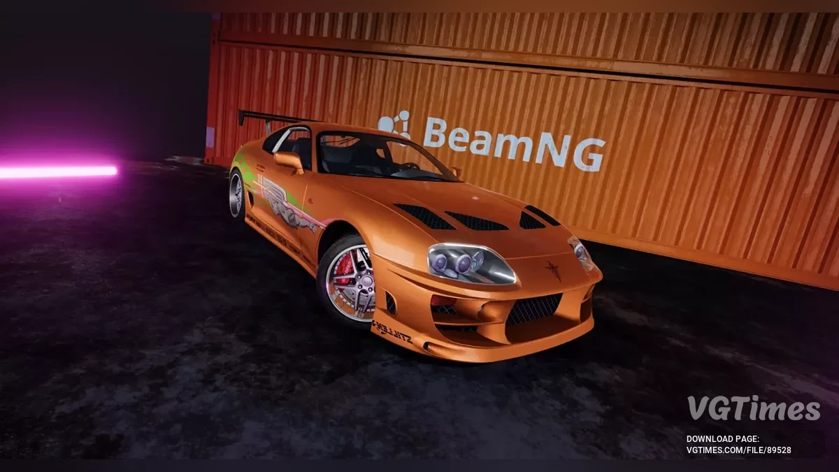 BeamNG.drive — Toyota Supra MK4 (2 Fast 2 Furious) (0.37.x)