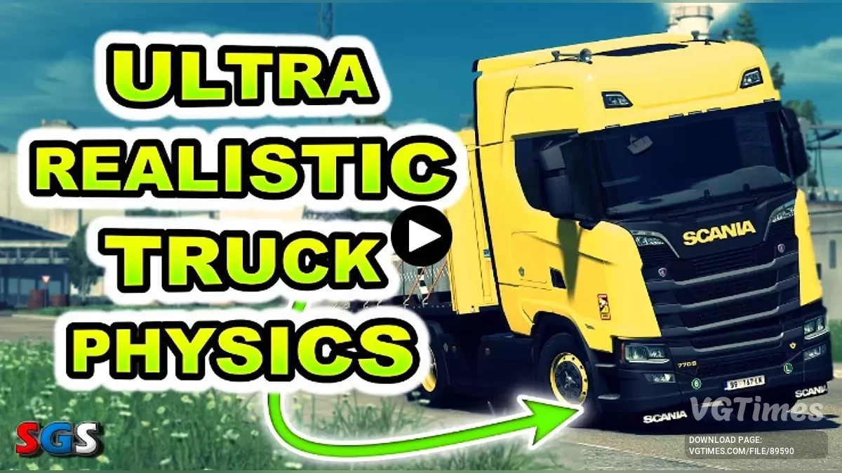 Euro Truck Simulator 2 — Ультра-реалистичная физика грузовика