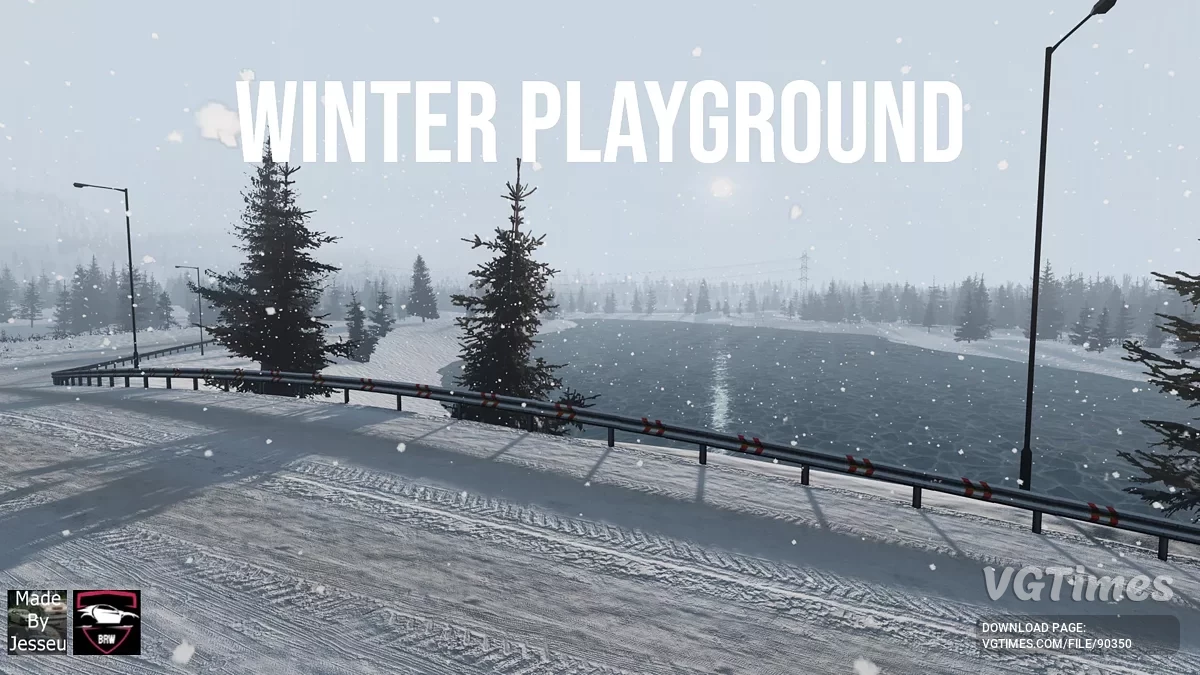 BeamNG.drive — Winter Playground v1.0 (0.38.x)