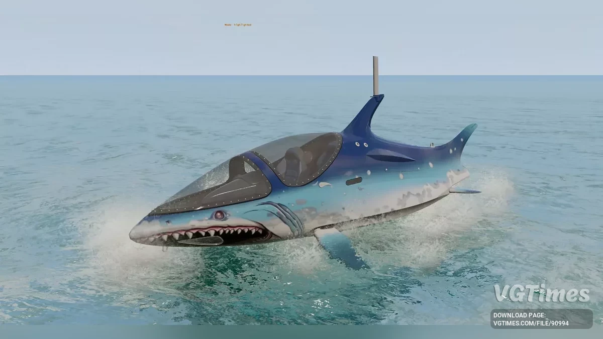 BeamNG.drive — Seabreacher Semi-Submersible v1.0 (0.38.x)