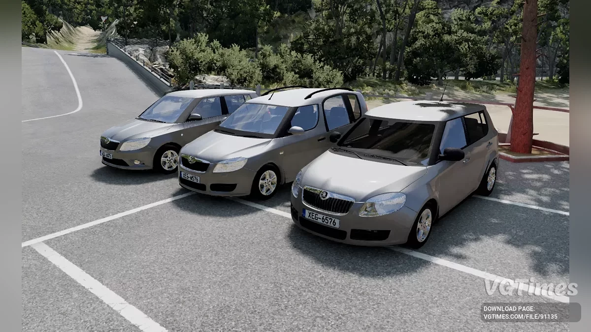 BeamNG.drive — Skoda Fabia/Roomster Pack (2006-2014) (0.38.x)