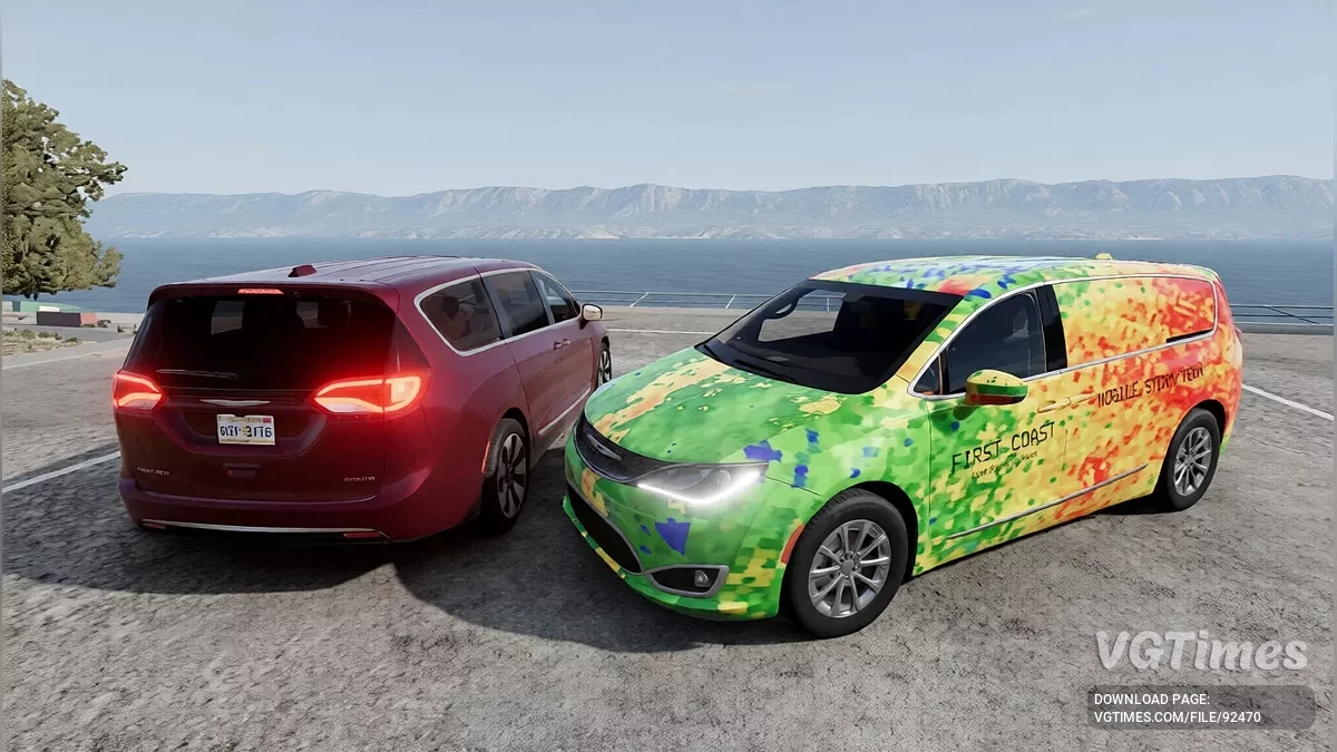 BeamNG.drive — Chrysler Pacifica 2017-2020 v1.0 Remaster (0.38.x)