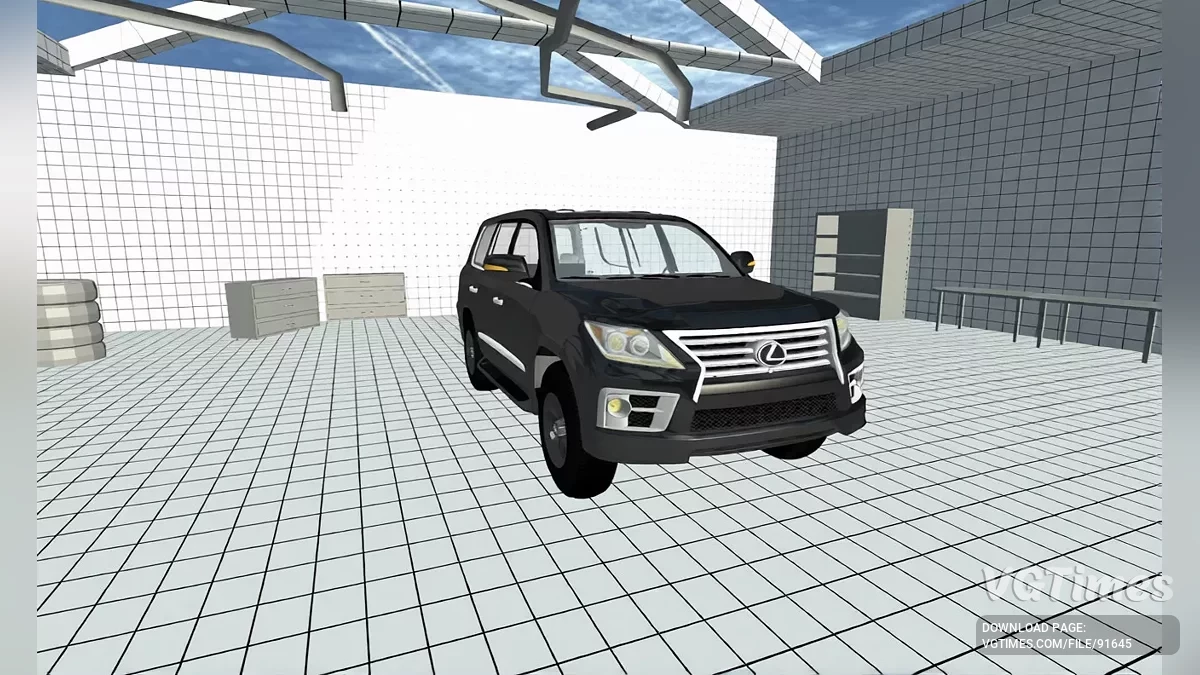 Not Simple Car Crash — Lexus LX570