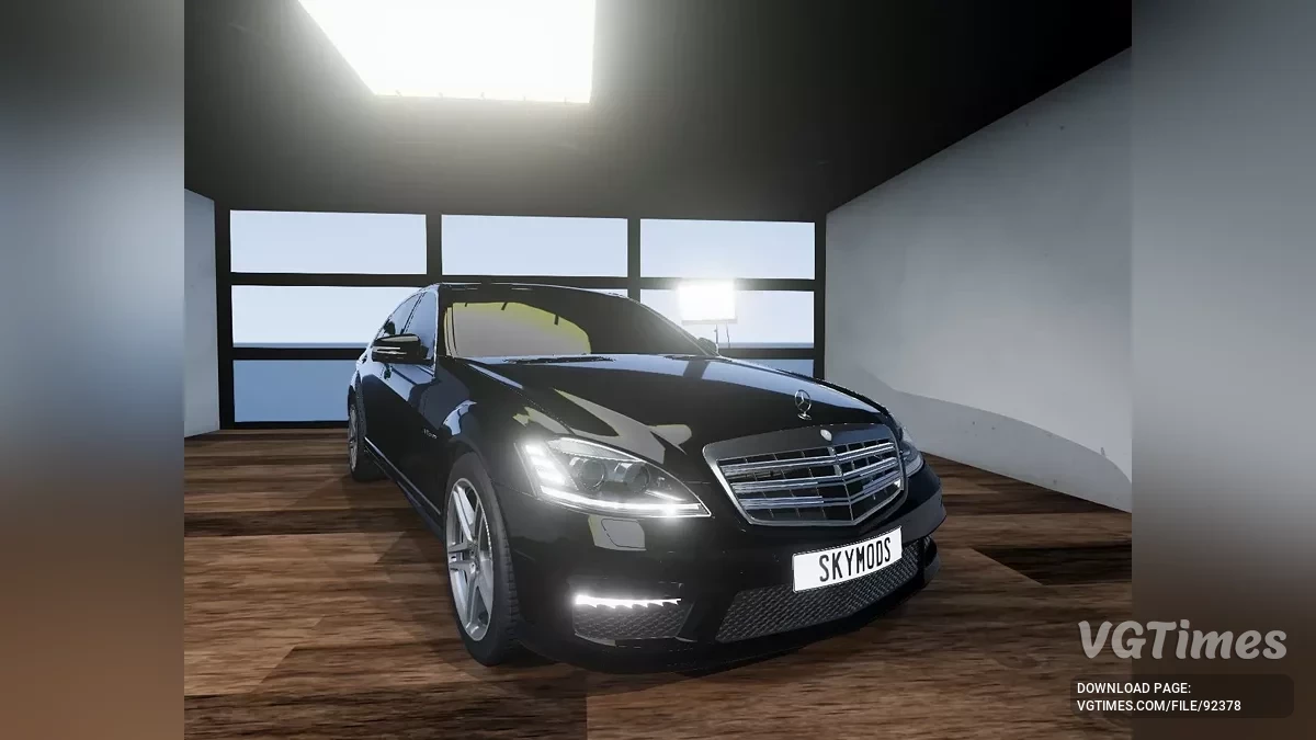 BeamNG.drive — Mercedes-Benz W221 v1.2 (0.38.x)