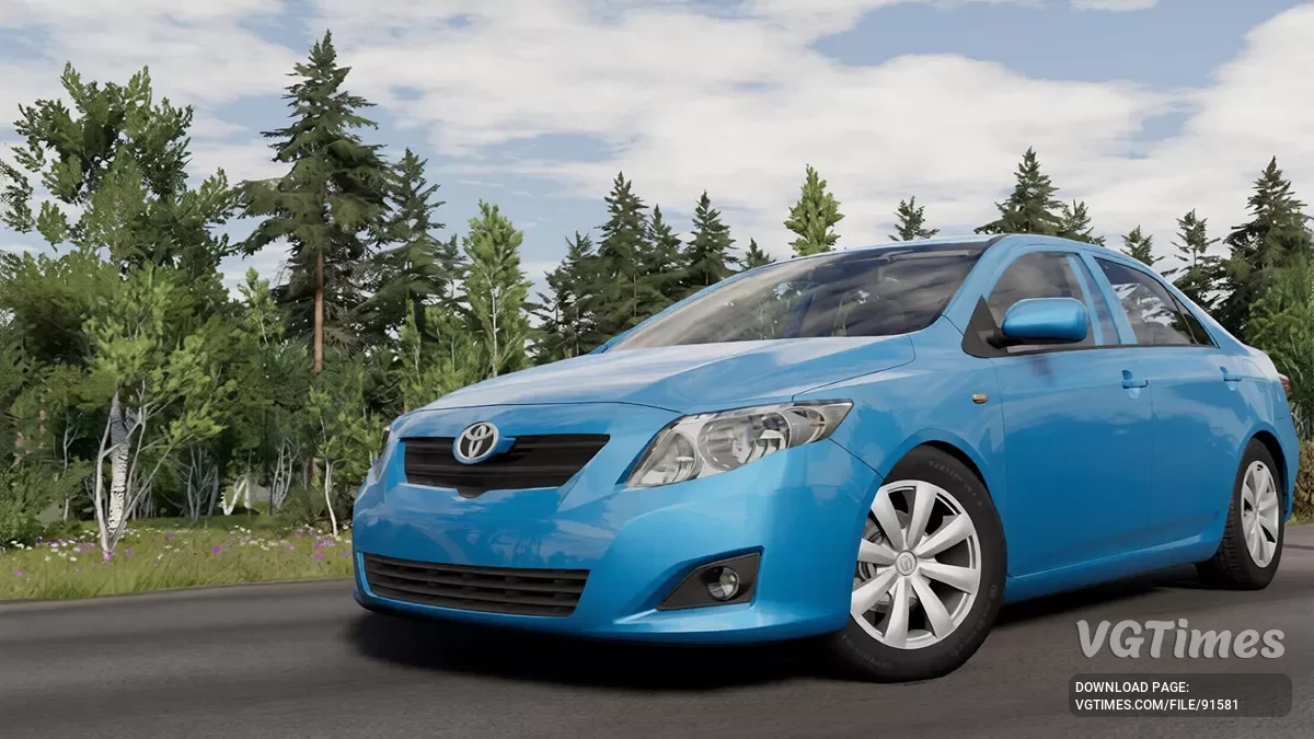BeamNG.drive — Toyota Corolla (E140/E150) (2009-2013) v1.1 (0.38.x)