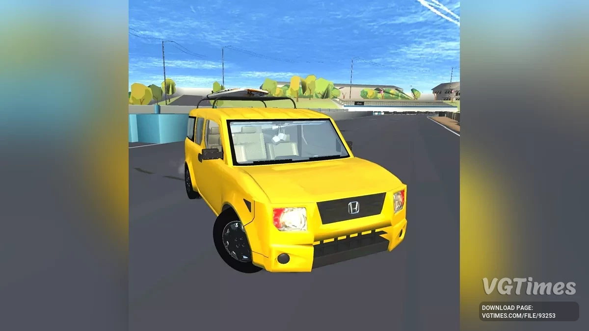 Simple Car Crash Physics Sim — Honda Element