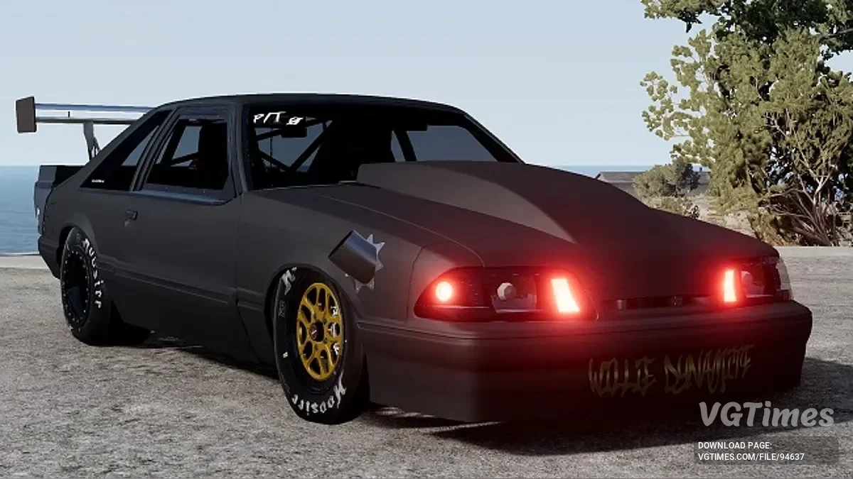 BeamNG.drive — Foxbody Hatchback Drag v1.2 (0.38.x)