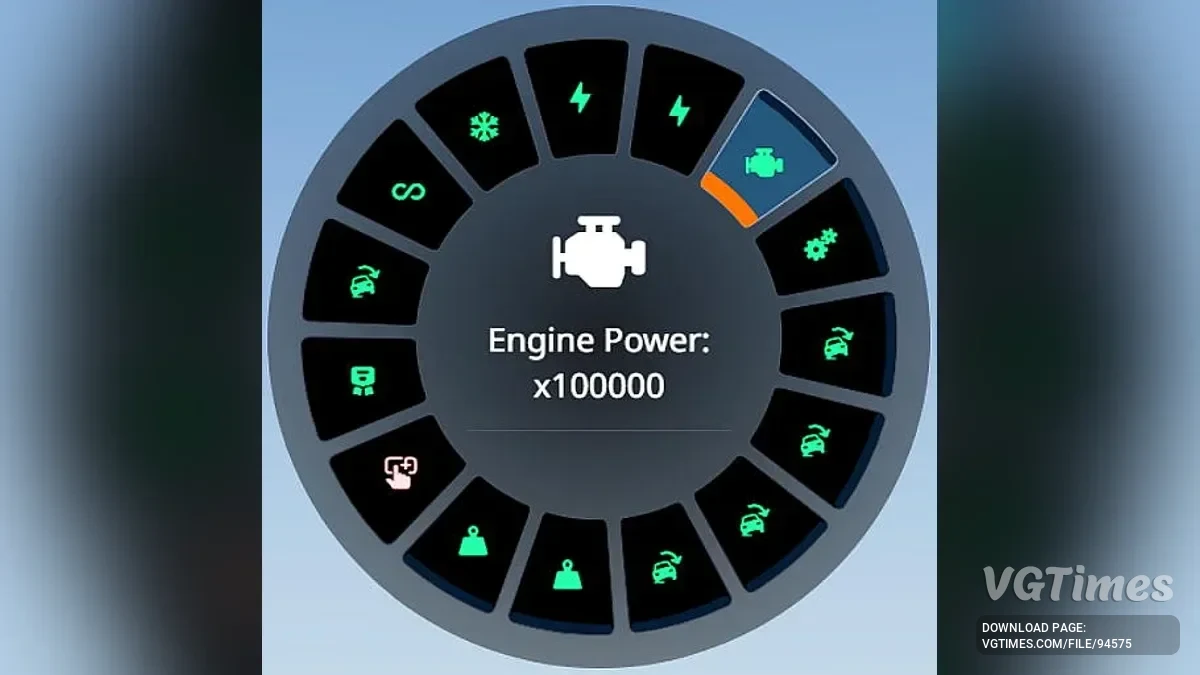 BeamNG.drive — Radial Cheat Menu v1.0.9 (0.38.x)