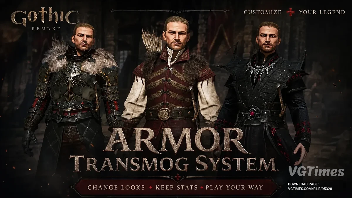 Gothic 1 Remake — Трансформация брони