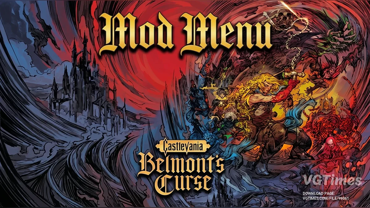Castlevania: Belmont's Curse — Мод-меню с бессмертием, настройками боя и перемещения