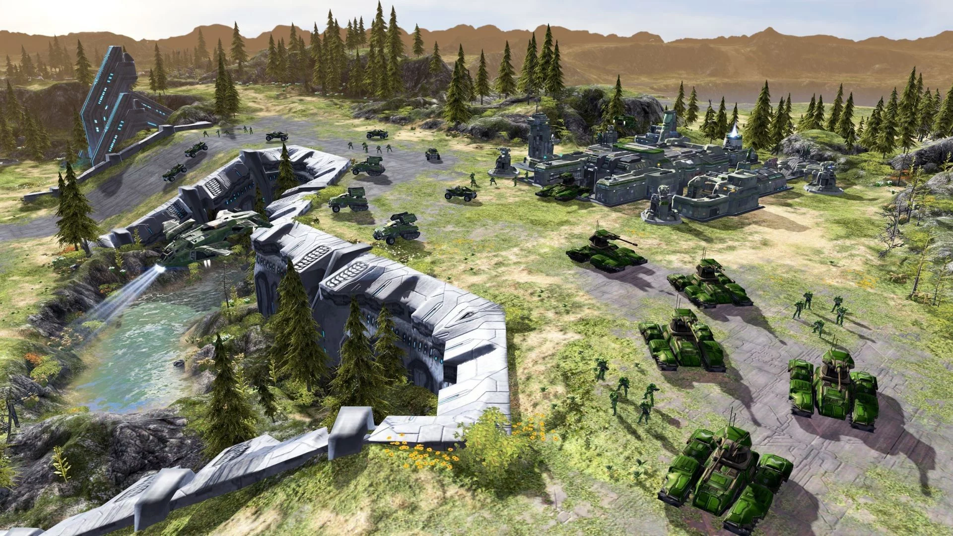 Halo Wars → Halo Wars: Definitive Edition|Halo Wars(2009/Xbox 360版のゲーム画面)|ゲーム画面例(資料画像 3)