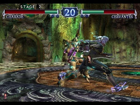 Soulcalibur II → Soulcalibur II HD Online|Soulcalibur II(2002年アーケード/2003年家庭用)|ゲーム画面例(資料画像 1)