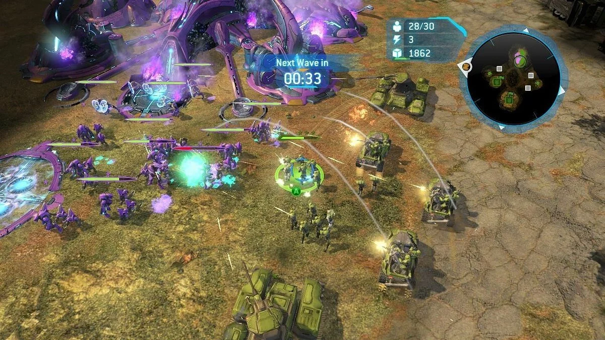 Halo Wars → Halo Wars: Definitive Edition|Halo Wars(2009/Xbox 360版のゲーム画面)|ゲーム画面例(資料画像 4)