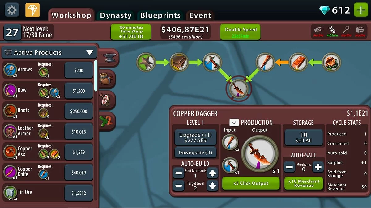 Скриншоты из Crafting Idle Clicker / Картинка 5