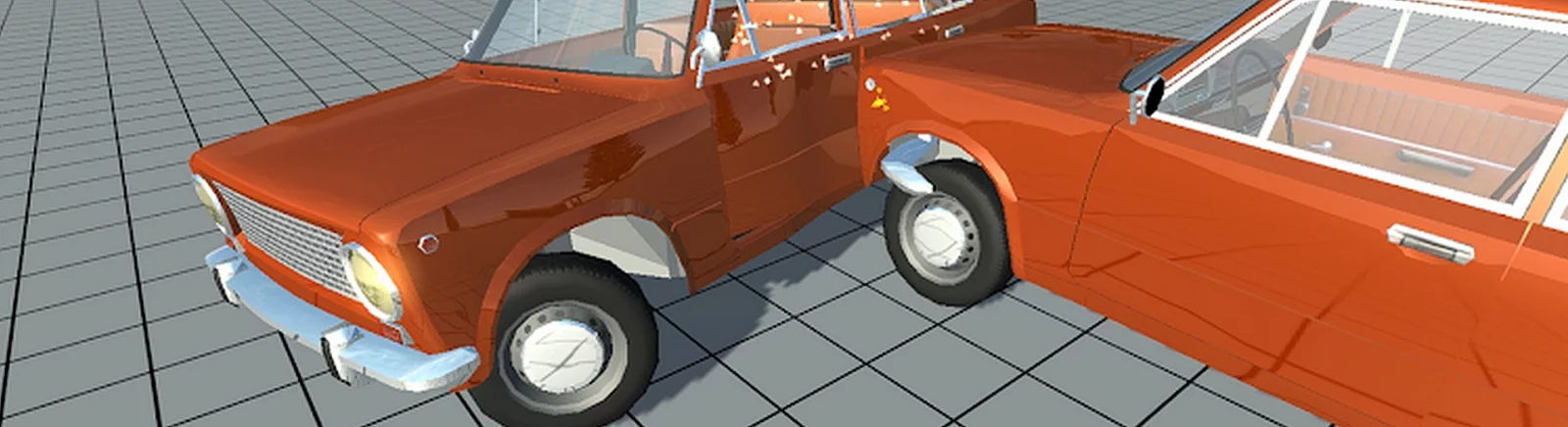 Simple Car Crash Physics Sim — Tesla Model 3 / Автомобили / Транспорт