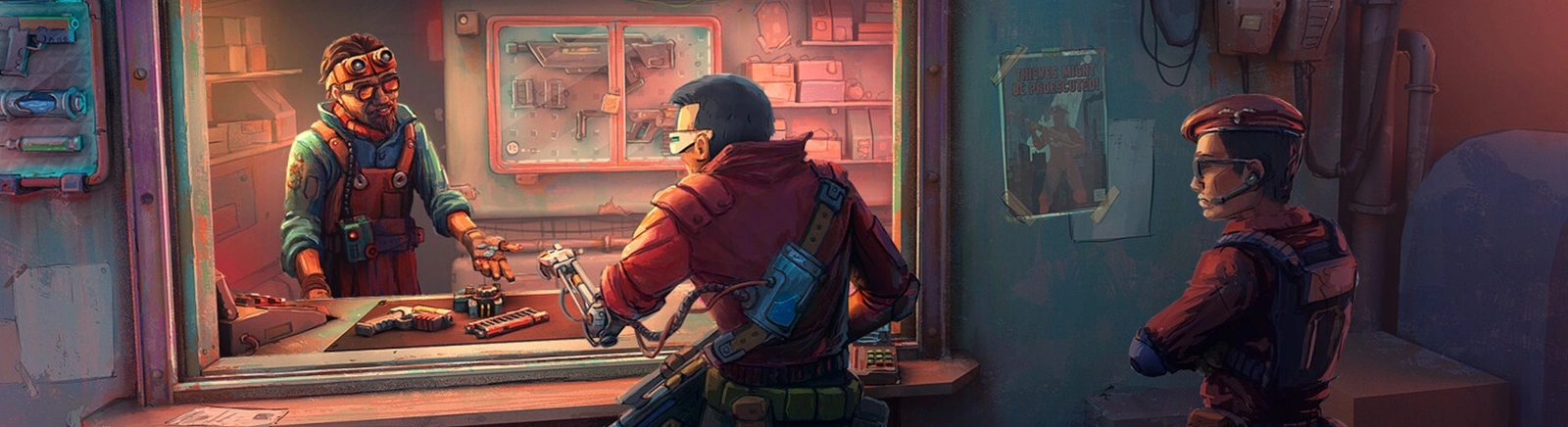 Probably Stolen - Cyberpunk Pawnshop Simulator - обложка игры