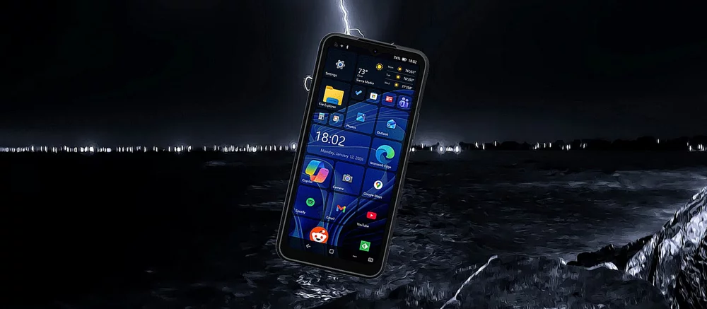 Представлен смартфон с поддержкой Android, Windows и Linux