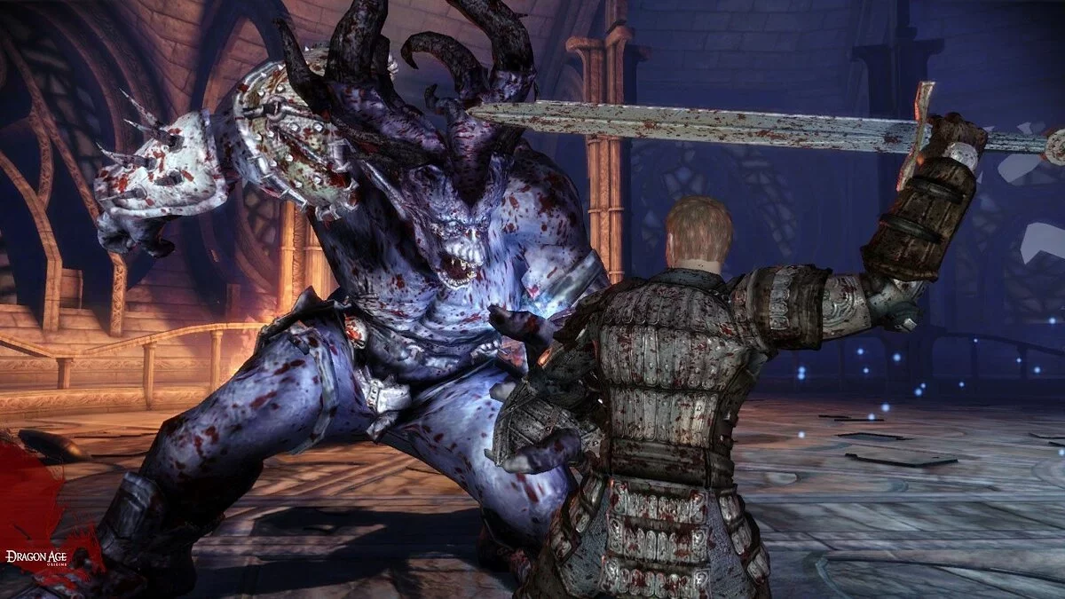 Сражения в Dragon Age: Origins были непростыми ещё до моды на соулслайки