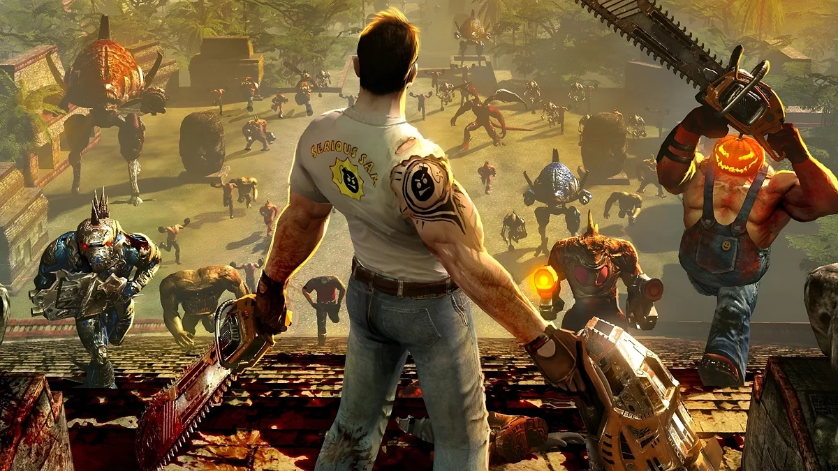 В Serious Sam нужно сражаться с толпами монстров разных видов. Подобный геймплей в состоянии увлечь фанатов шутеров на долгие часы. И становится неважно, что в игре нет полноценного сюжета
