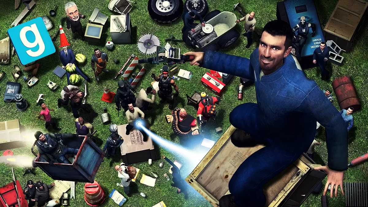 Garry's Mod — в первую очередь, площадка для экспериментов, в которой вы можете ознакомиться с креативом других пользователей и попробовать реализовать свои идеи