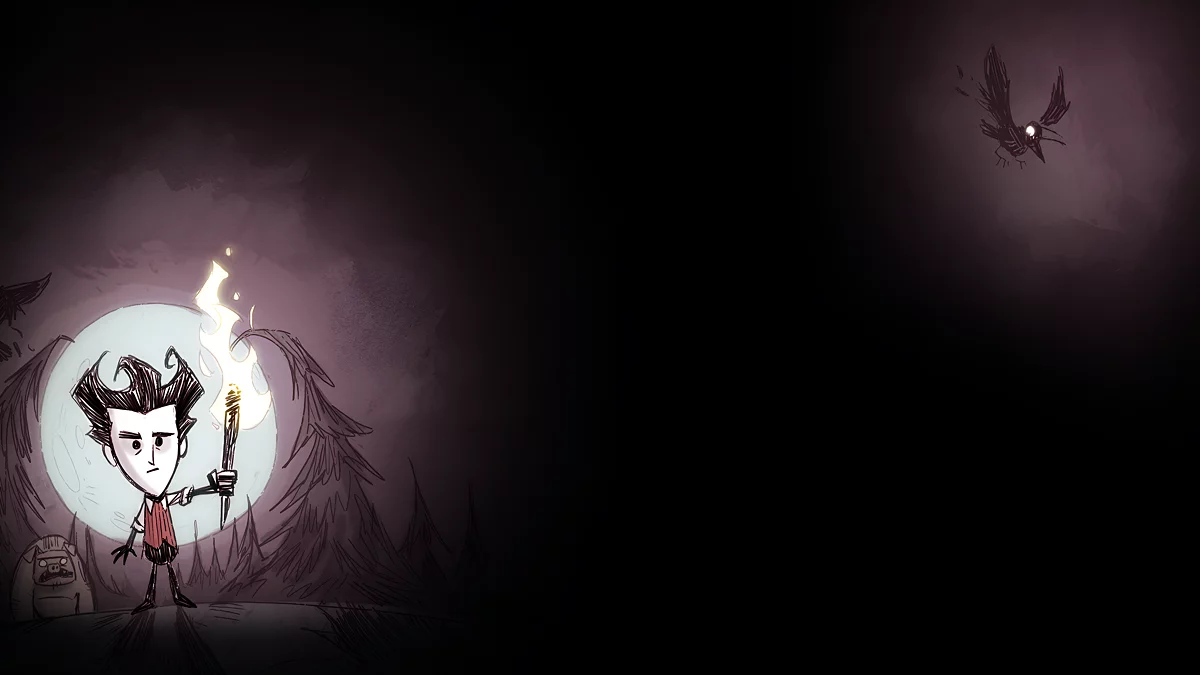 Без источника света, в кромешной тьме главный герой Don't Starve быстро потеряет рассудок