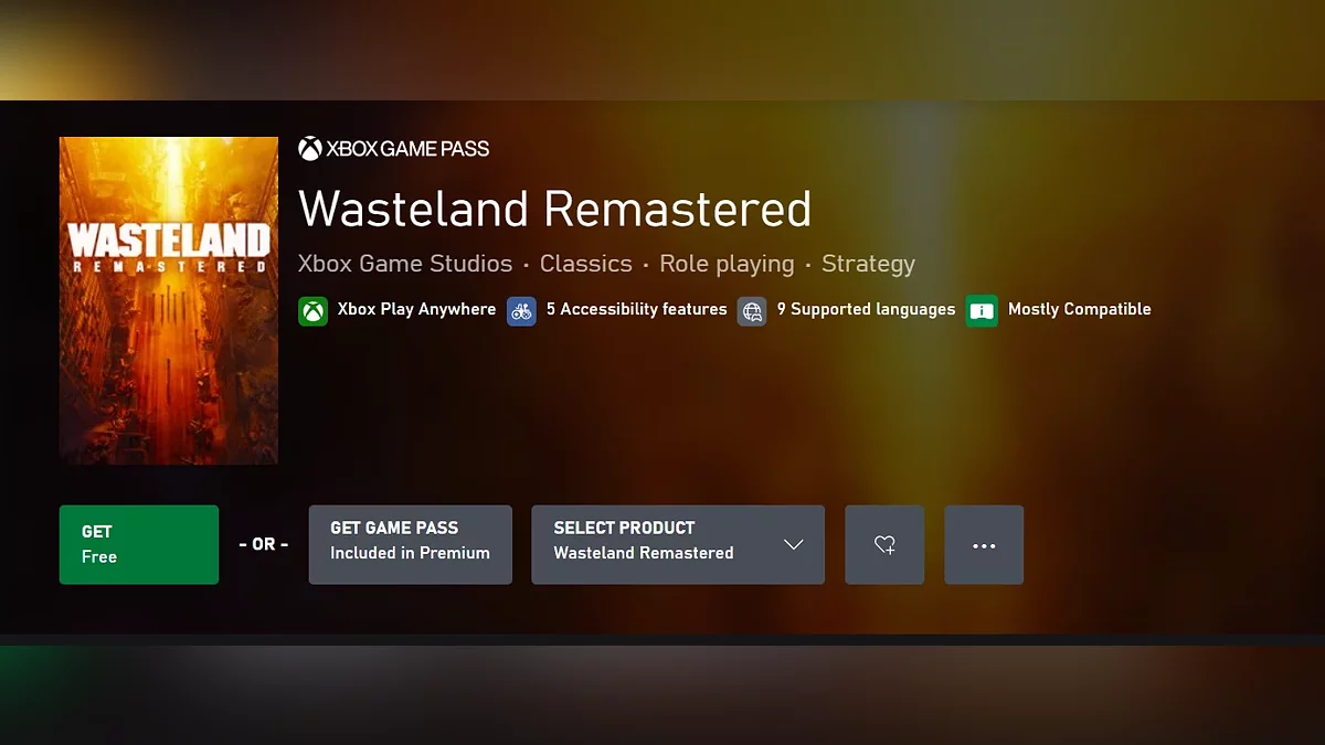 Бесплатная раздача Wasteland Remastered в Xbox Store