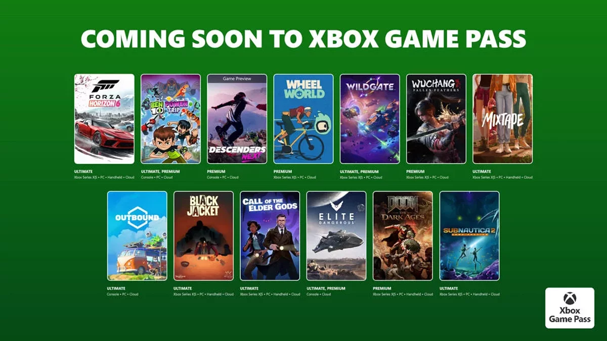 Майская подборка игр для Game Pass