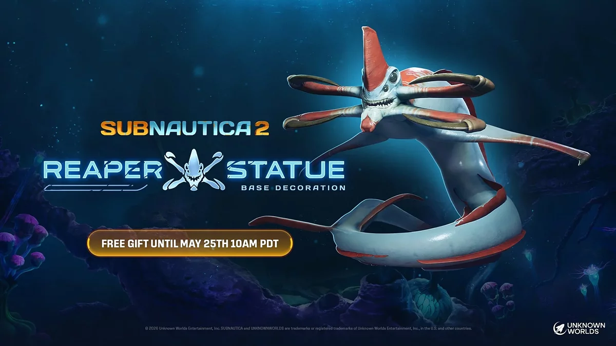 Левиафан-жнец в Subnautica 2