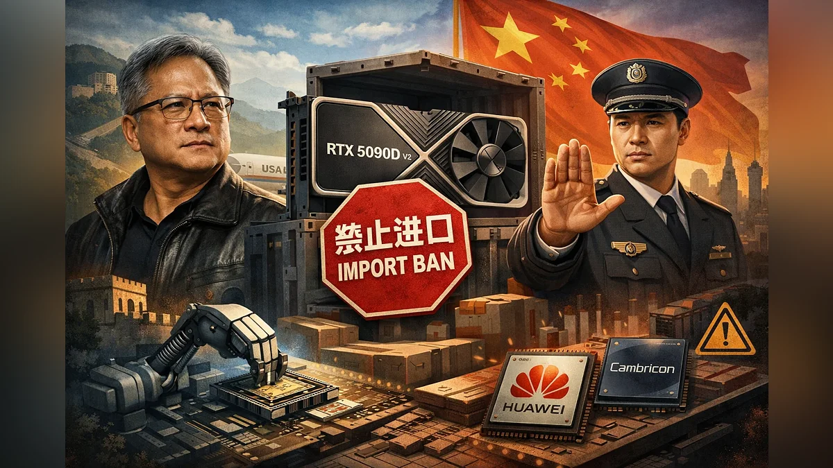 Запрет NVIDIA RTX 5090D V2 в Китае