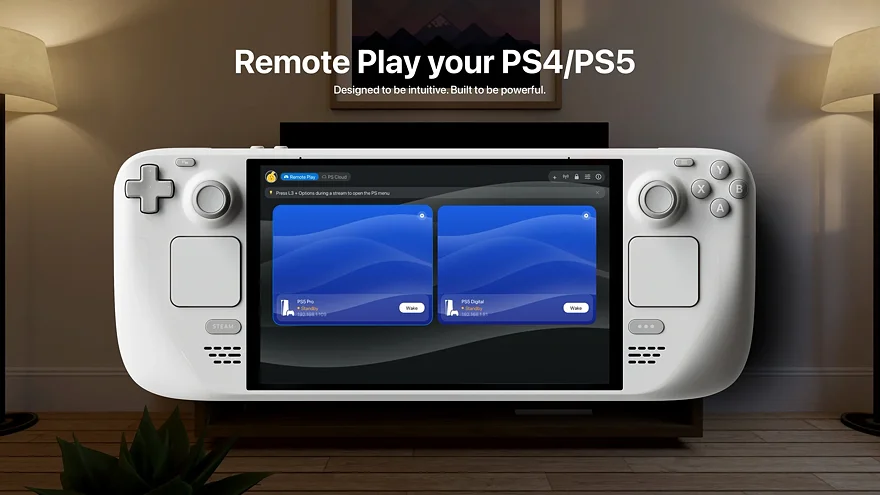 Steam Deck с PS Remote Play