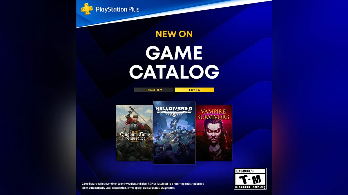 Августовская подборка игр в PlayStation Plus Extra и Premium