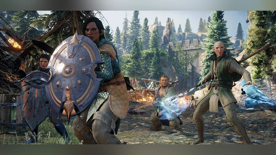 Отряд готов к бою в Dragon Age: Inquisition