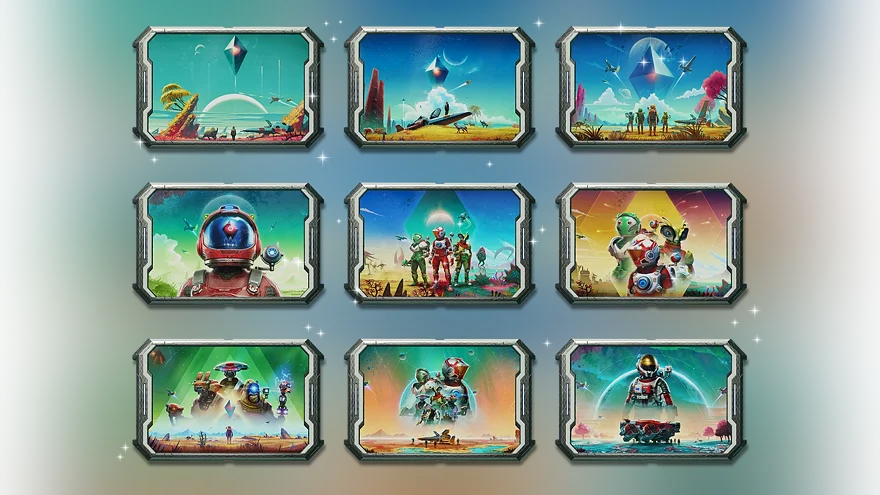 Коллекция артов по игре No Man's Sky