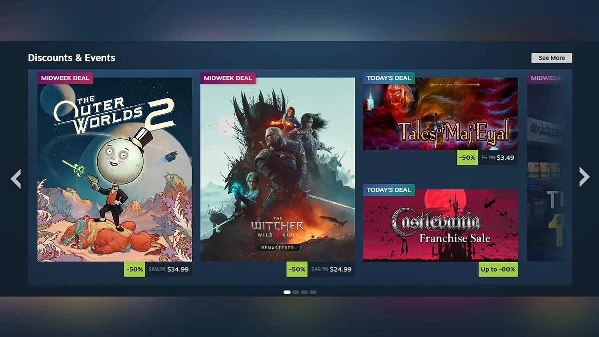 Valve перестанет вручную выбирать скидки дня в Steam — вместо этого каждый увидит свою ленту