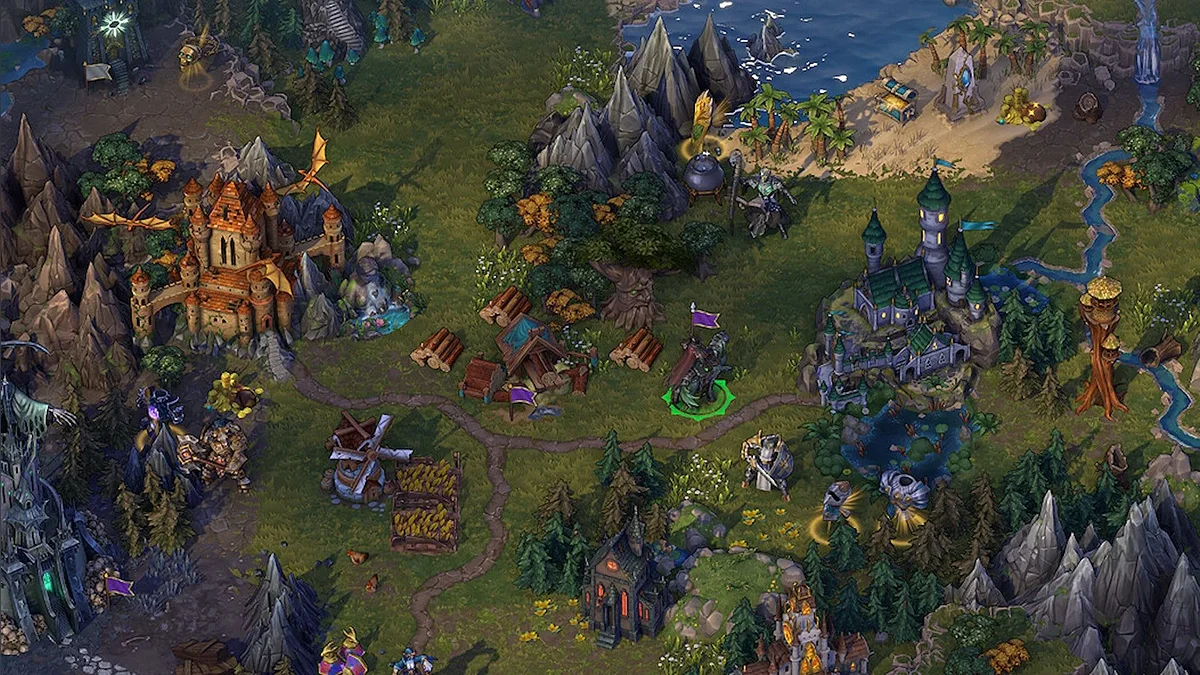 В Heroes of Might and Magic: Olden Era исправили зависание хода при взаимодействии с Могилой героя