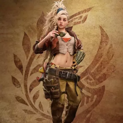 Моддеры «раздели» Джемму и Альму из Monster Hunter Wilds
